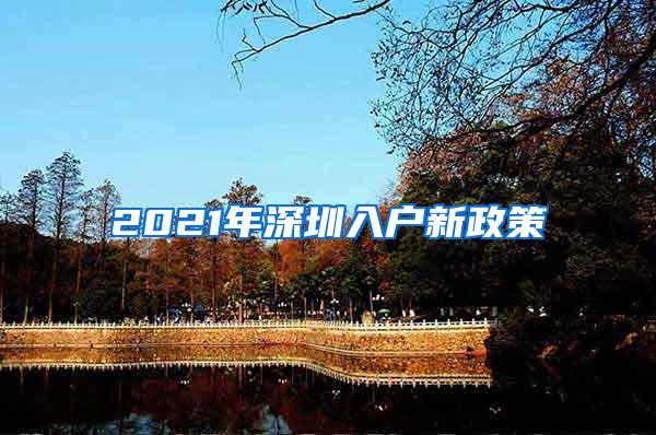 2021年深圳入户新政策