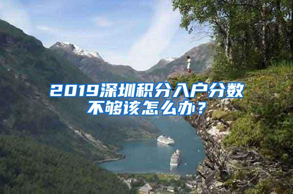 2019深圳积分入户分数不够该怎么办？