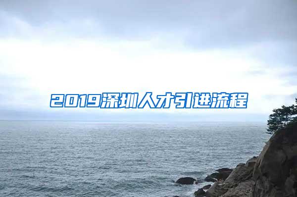 2019深圳人才引进流程