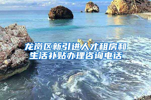 龙岗区新引进人才租房和生活补贴办理咨询电话