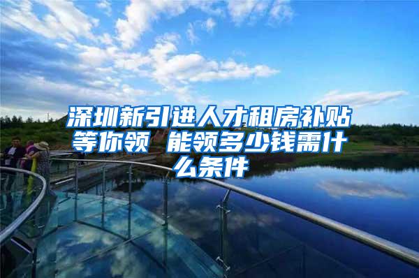 深圳新引进人才租房补贴等你领 能领多少钱需什么条件