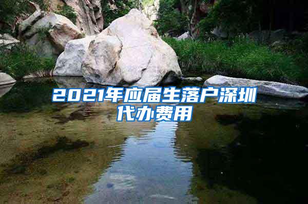 2021年应届生落户深圳代办费用