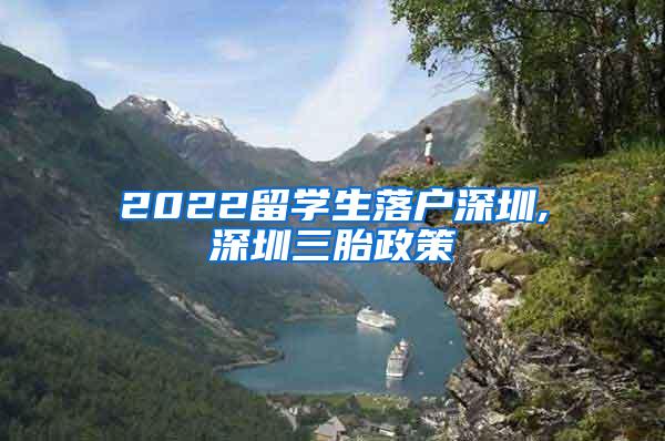 2022留学生落户深圳,深圳三胎政策