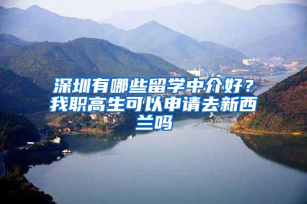 深圳有哪些留学中介好？我职高生可以申请去新西兰吗