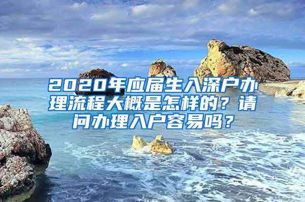 2020年应届生入深户办理流程大概是怎样的？请问办理入户容易吗？