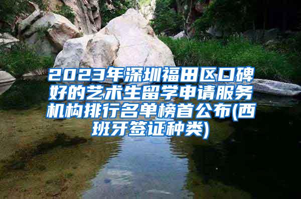 2023年深圳福田区口碑好的艺术生留学申请服务机构排行名单榜首公布(西班牙签证种类)