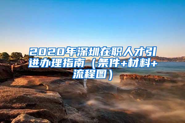 2020年深圳在职人才引进办理指南（条件+材料+流程图）