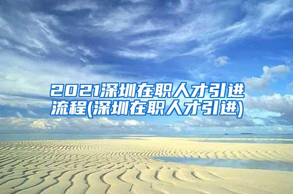 2021深圳在职人才引进流程(深圳在职人才引进)