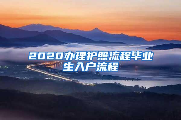 2020办理护照流程毕业生入户流程