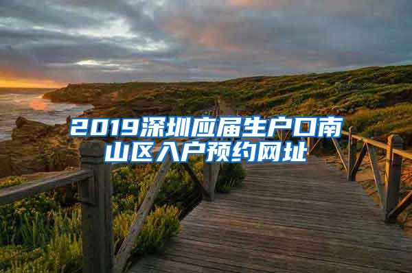 2019深圳应届生户口南山区入户预约网址