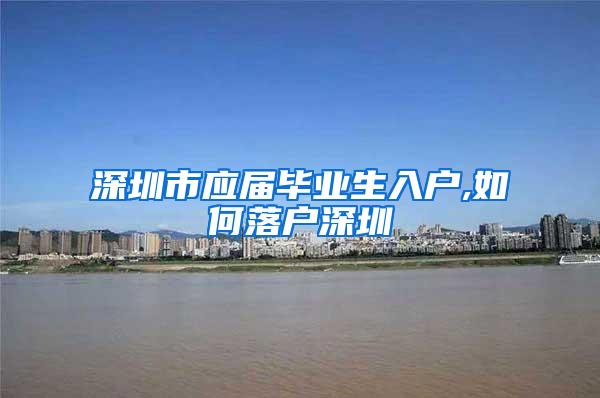 深圳市应届毕业生入户,如何落户深圳