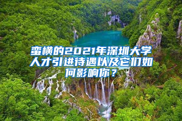 蛮横的2021年深圳大学人才引进待遇以及它们如何影响你？