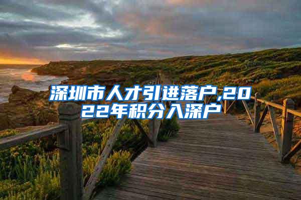 深圳市人才引进落户,2022年积分入深户