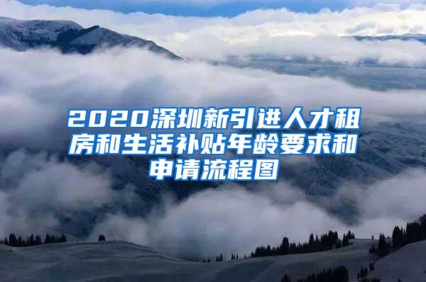 2020深圳新引进人才租房和生活补贴年龄要求和申请流程图