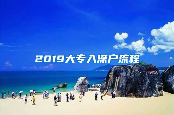 2019大专入深户流程