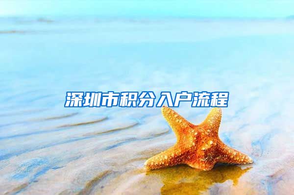 深圳市积分入户流程