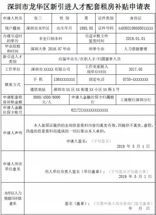 2022年深圳市积分入户申请公租房